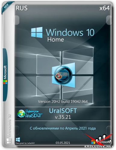 Windows 10 x64 Home 20H2.19042.964 v.35.21 (RUS/2021)