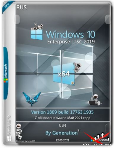 Windows 10 Enterprise LTSC x64 17763.1935 May 2021 by Generation2 (RUS)