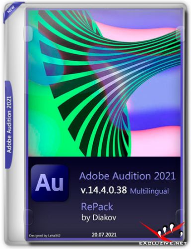 Adobe Audition 2021 v.14.4.0.38 RePack by Diakov (MULTi/RUS/2021)