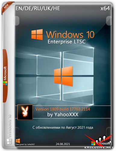 Windows 10 Enterprise LTSC x64 1809.17763.2114 by YahooXXX (En/De/Ru/Uk/He/2021)