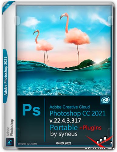 Adobe Photoshop 2021 v.22.4.3.317 Portable +Plugins by syneus (RUS/ENG/2021)