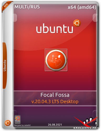 Ubuntu 20.04.3 Focal Fossa LTS Desktop amd64 (MULTi/RUS/2021)