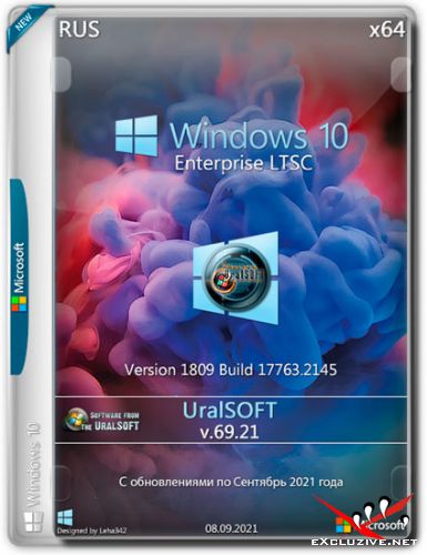 Windows 10 Enterprise LTSC x64 17763.2145 v.69.21 (RUS/2021)